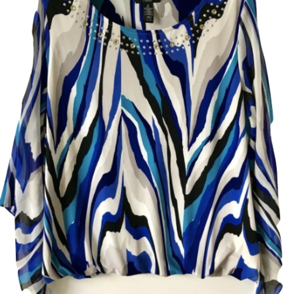 Alfani Tops - Saved: Alfani Embellished Angel Sleeves Blouse 1X